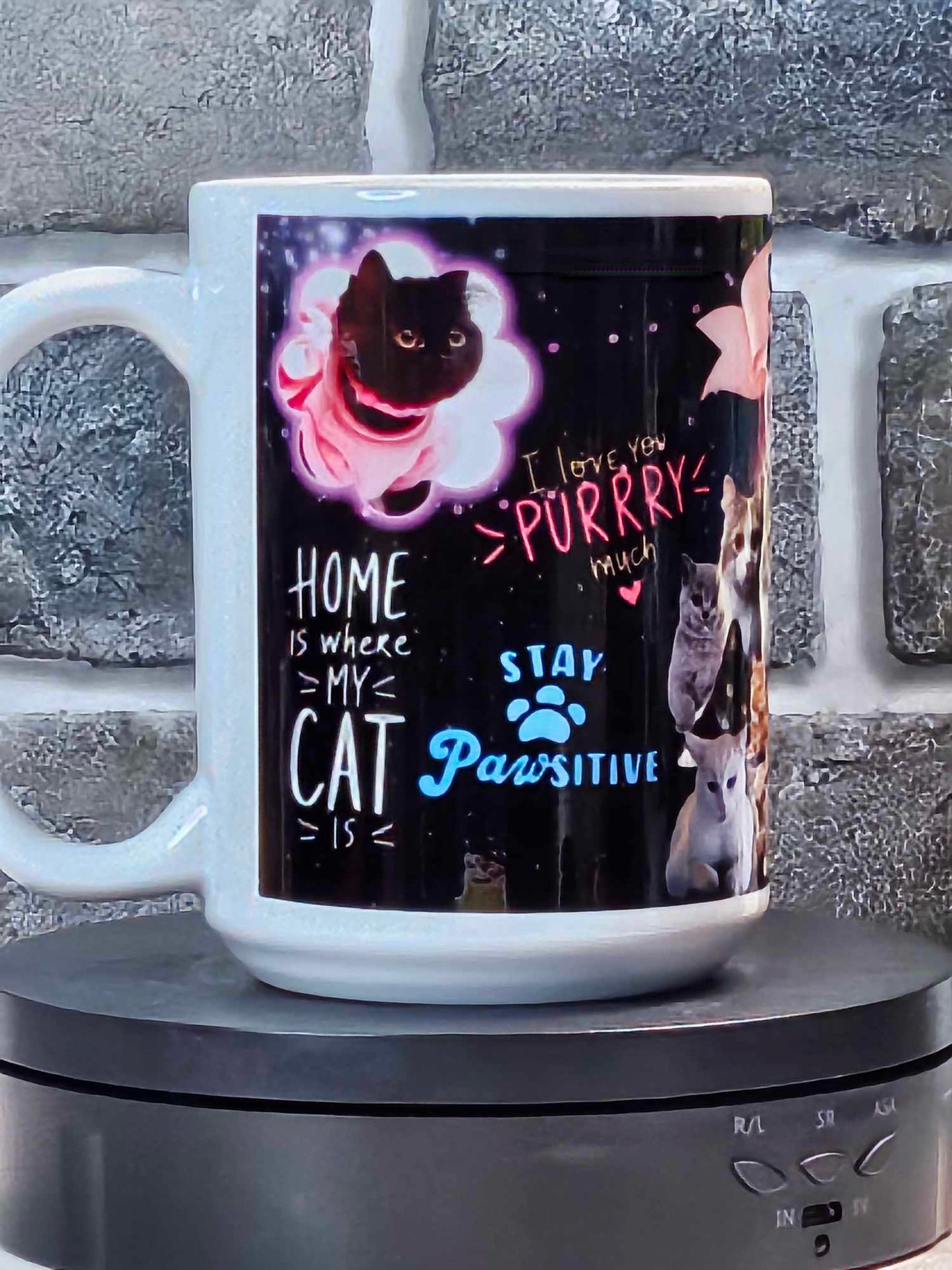 CATS RULE THE WORLD (Personalized) 20oz Tumbler or 15oz Ceramic Mug