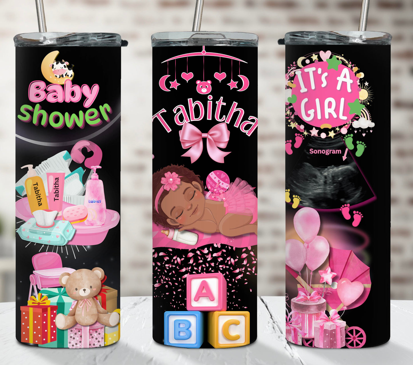 BABY SHOWER TUMBLER (Personalization) 20oz