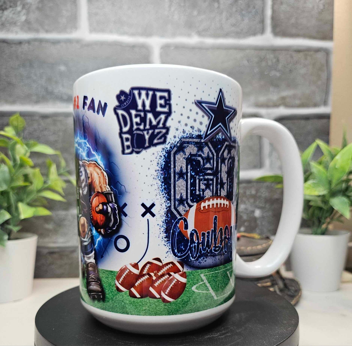COWBOYS #1 FAN MUG (Personalized) 15oz