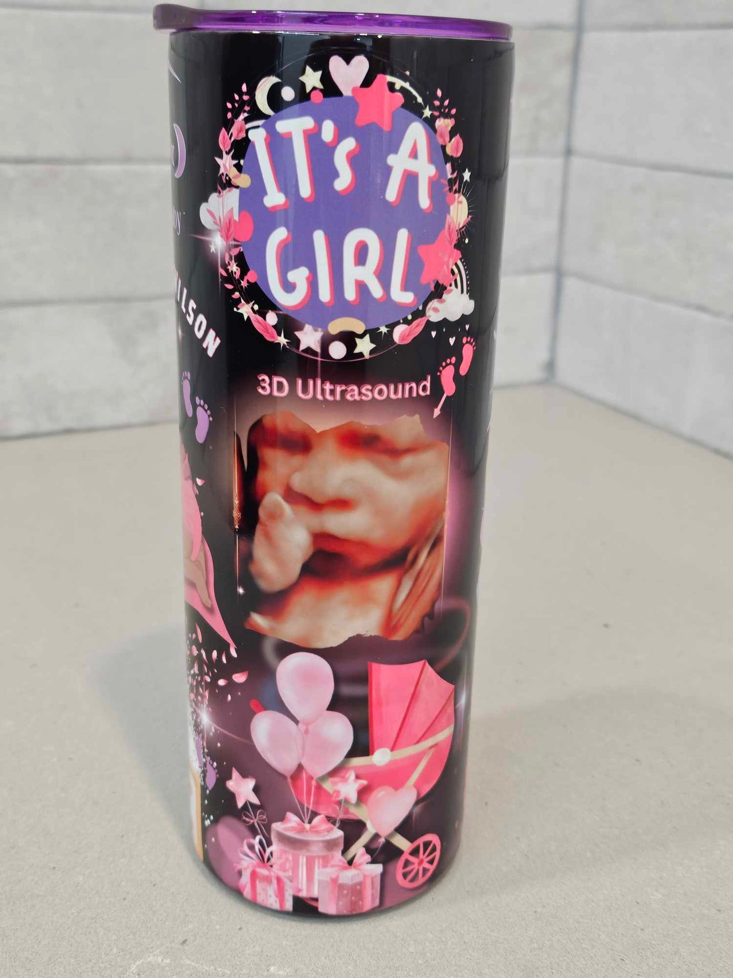 BABY SHOWER TUMBLER (Personalization) 20oz