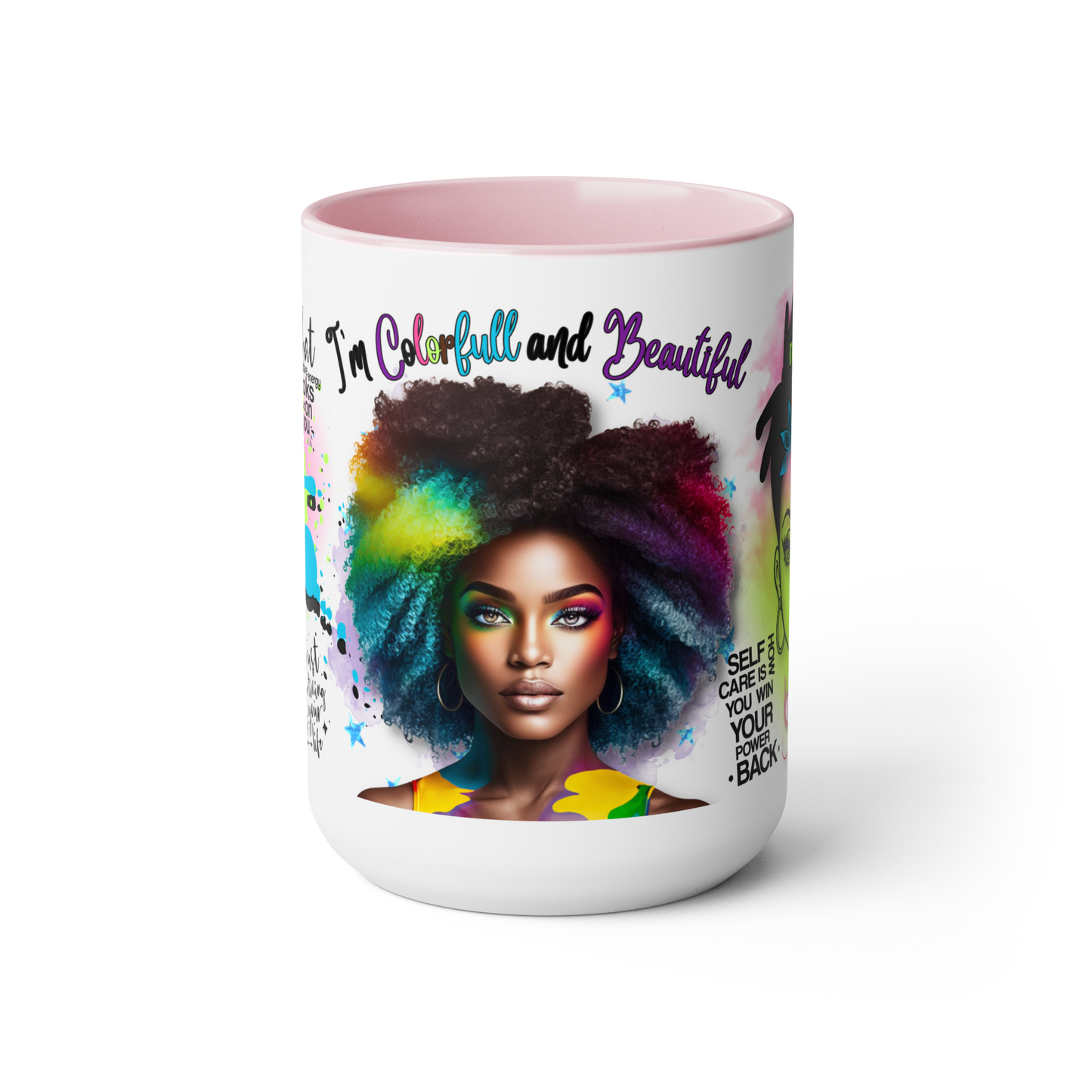 COLORFULL AND BEAUTIFUL (Personalized) 15oz Coffee mug
