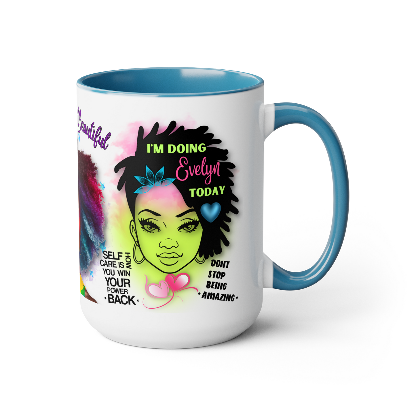 COLORFULL AND BEAUTIFUL (Personalized) 15oz Coffee mug