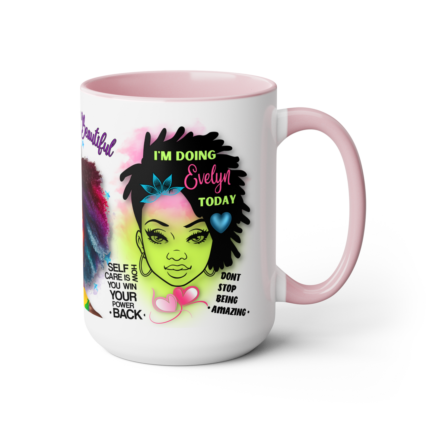 COLORFULL AND BEAUTIFUL (Personalized) 15oz Coffee mug