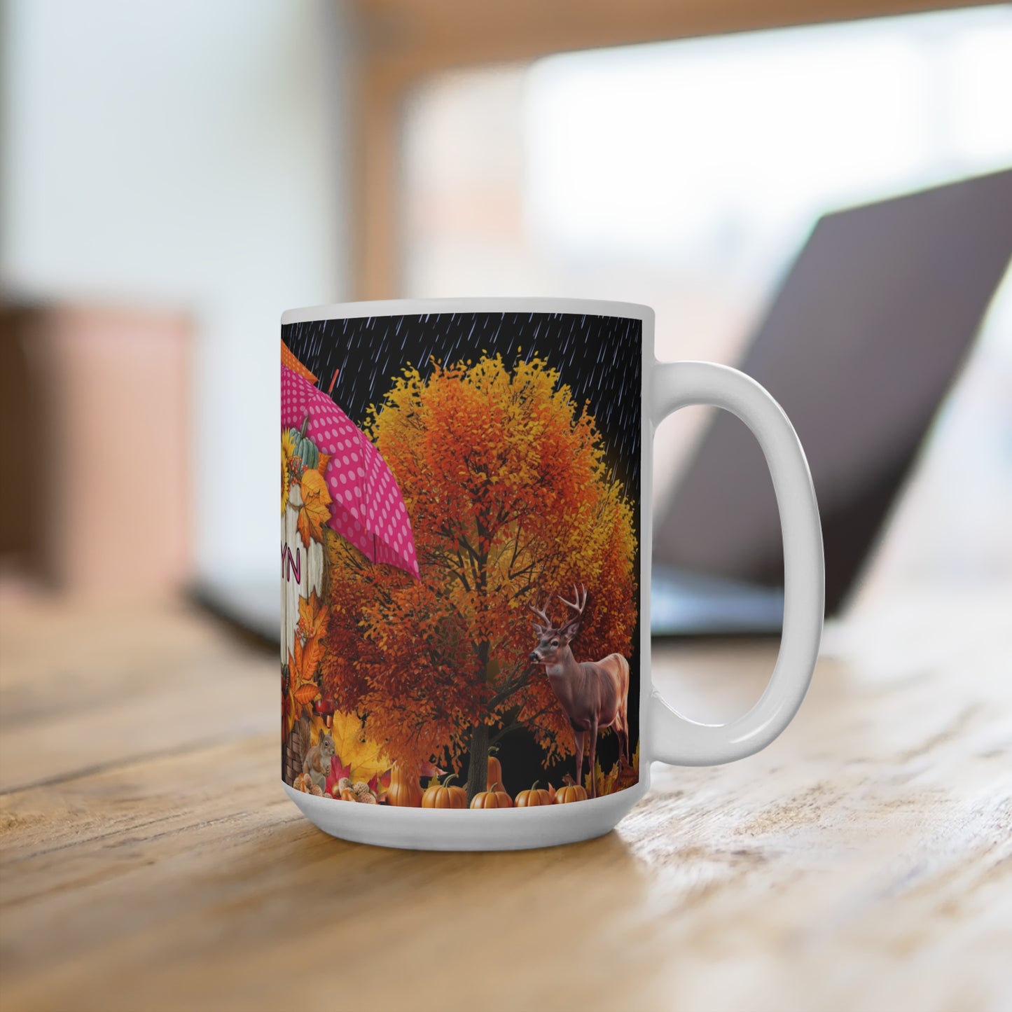 FALL UMBRELLA STYLE (Personalized ) 15oz