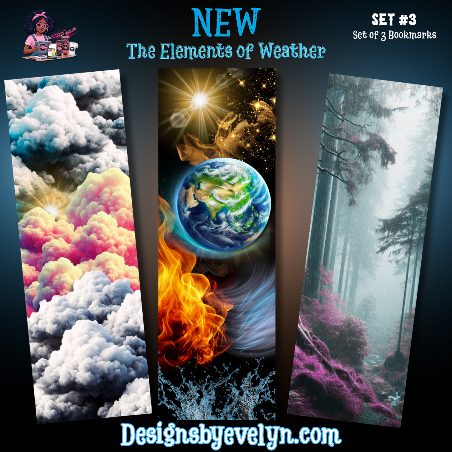 BOOK MARKER SETS (SIZE 2X6) LAMINATED