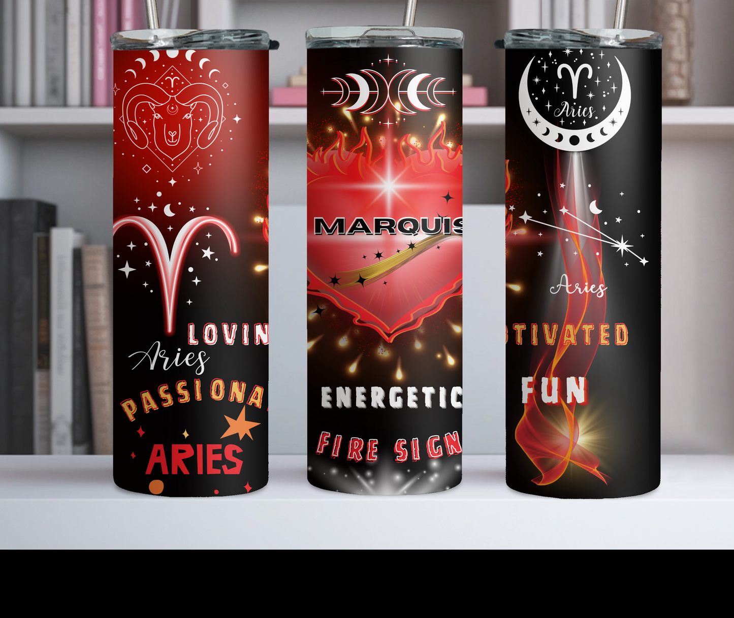 ARIES ZODIAC (Personalized) 20oz Tumbler