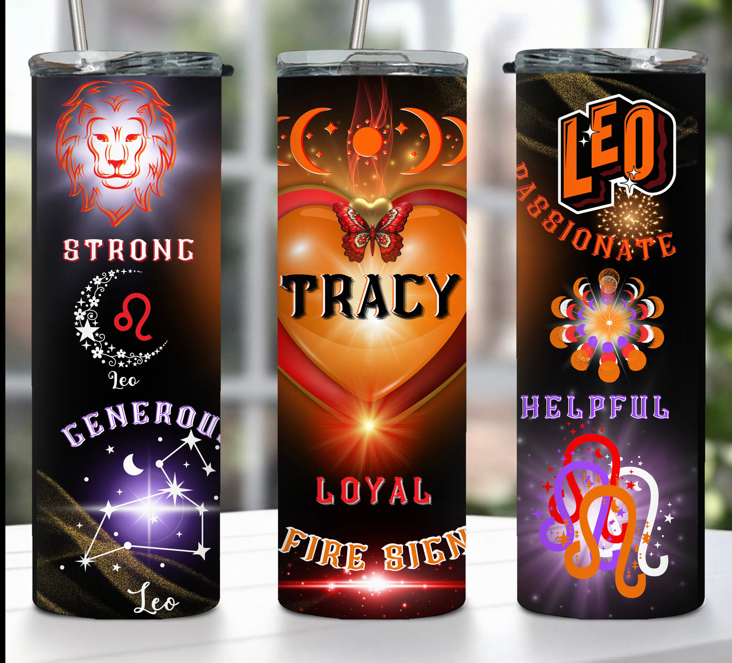 LEO ZODIAC (Personalized) 20oz Tumbler