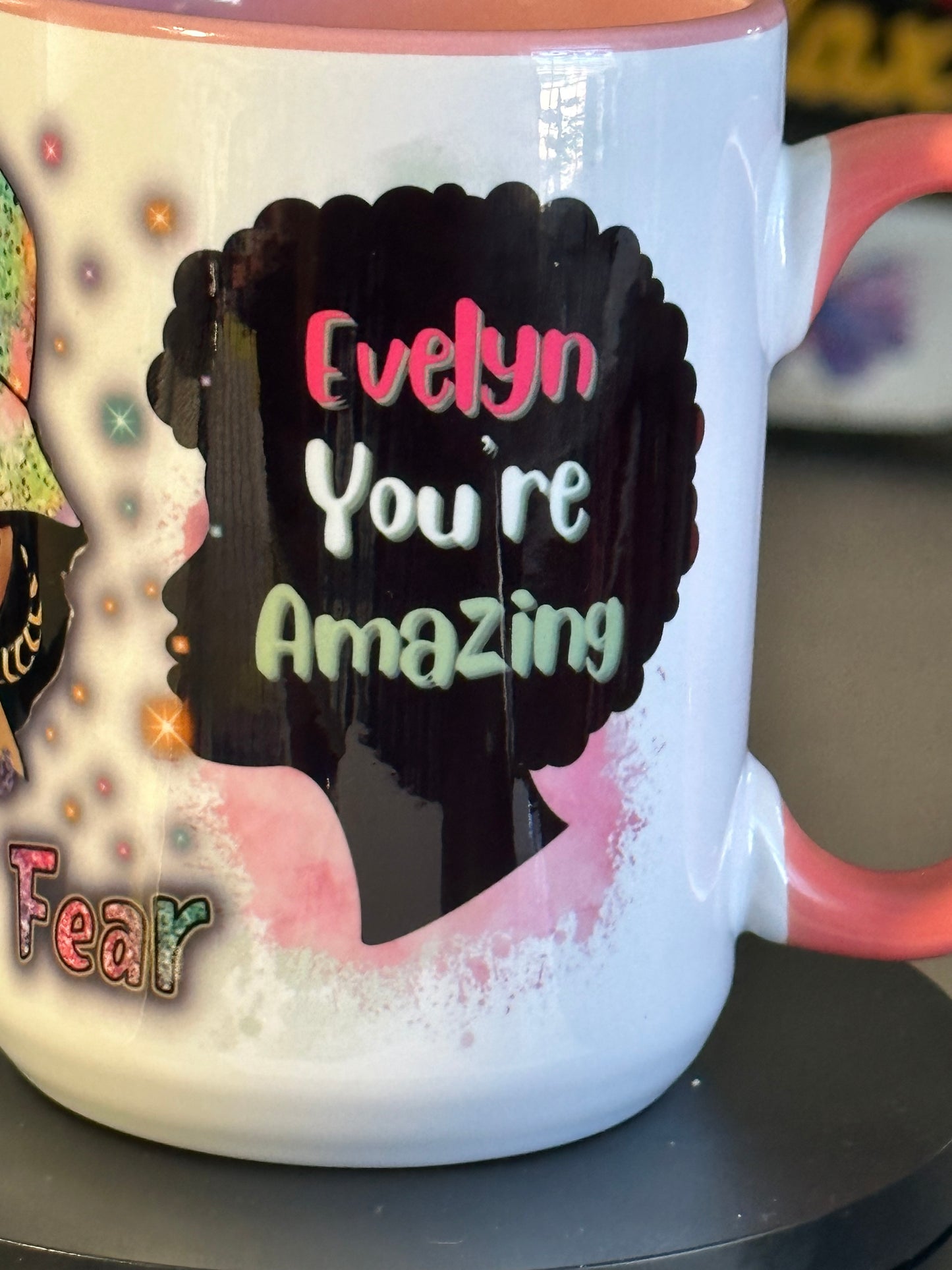 FAITH OVER FEAR (Pesonalized) 15oz Coffee Mug