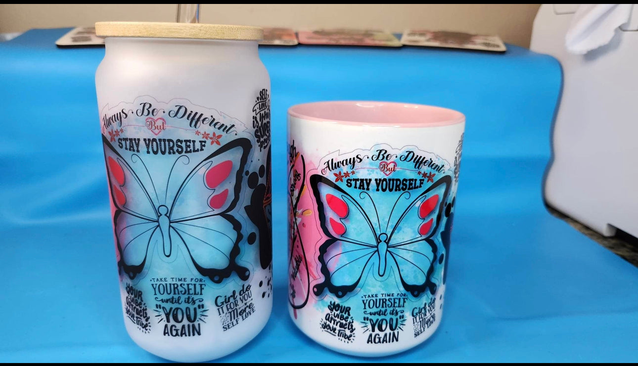 *** CUSTOMIZED TUMBLER (PERSONALIZED) 20oz Stainless Steel Straw