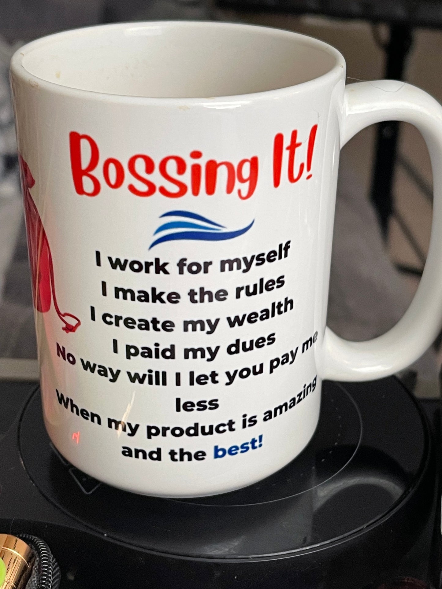 BOSSING IT (non personalized) 15oz mug