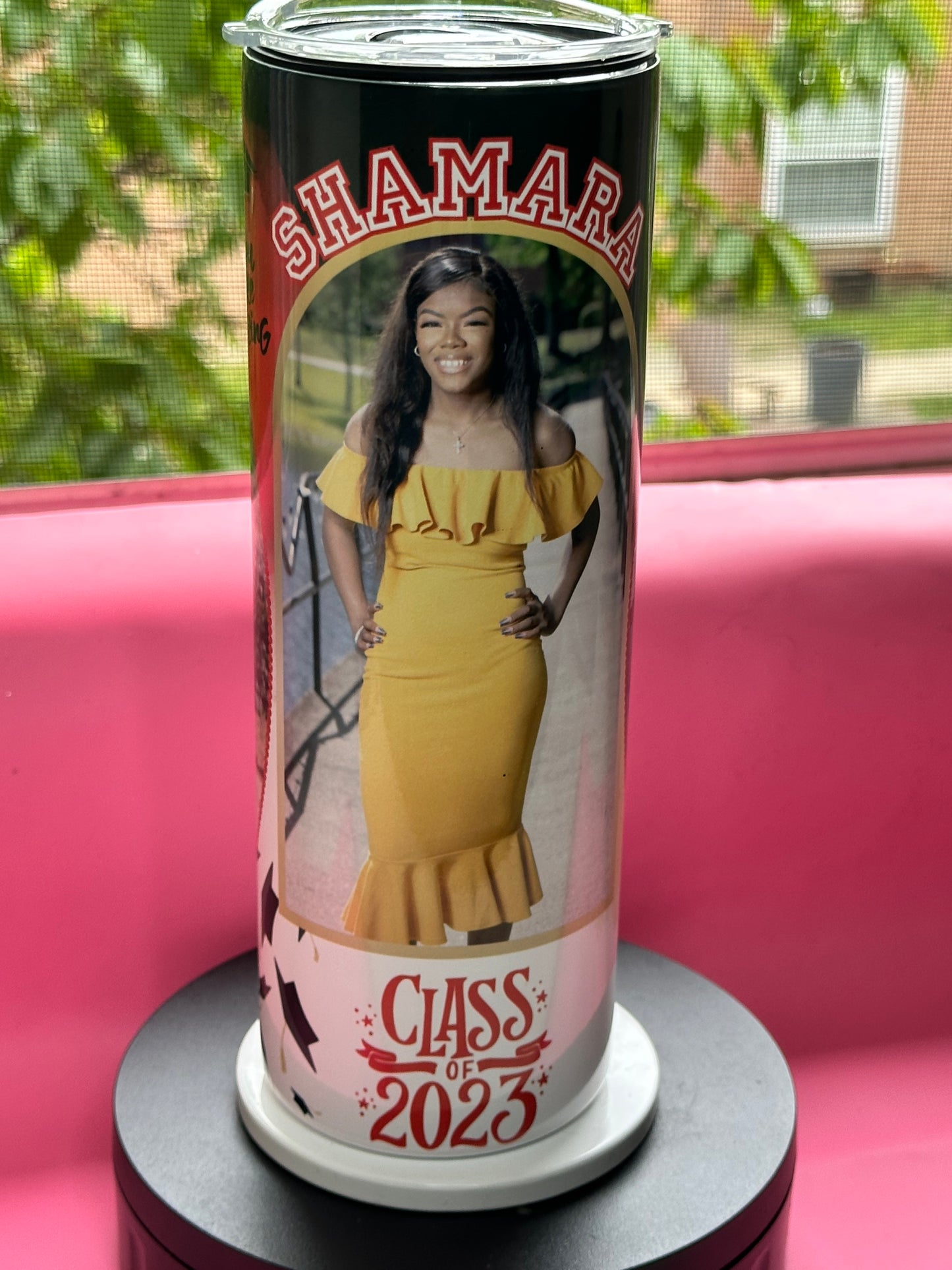 *** CUSTOMIZED TUMBLER (PERSONALIZED) 20oz Stainless Steel Straw