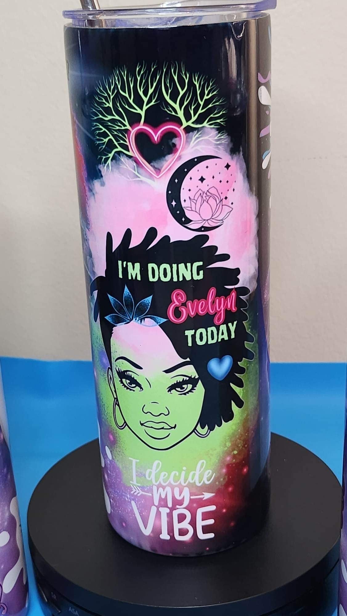 COLORFUL AND BEAUTIFUL TUMBLER (Personalized) 20oz