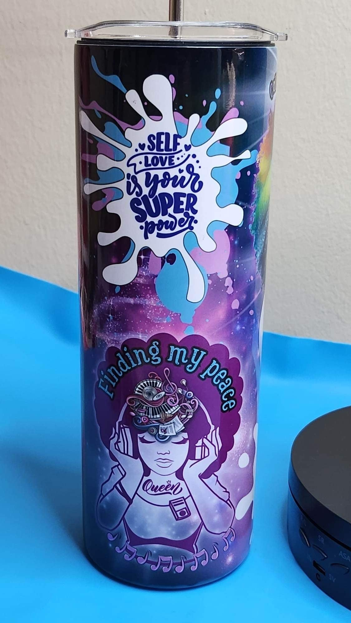 COLORFUL AND BEAUTIFUL TUMBLER (Personalized) 20oz