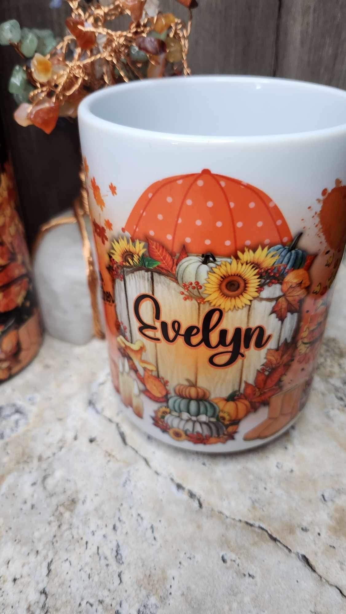 FALL SWEATER WEATHER MUG (Personalized ) 15oz