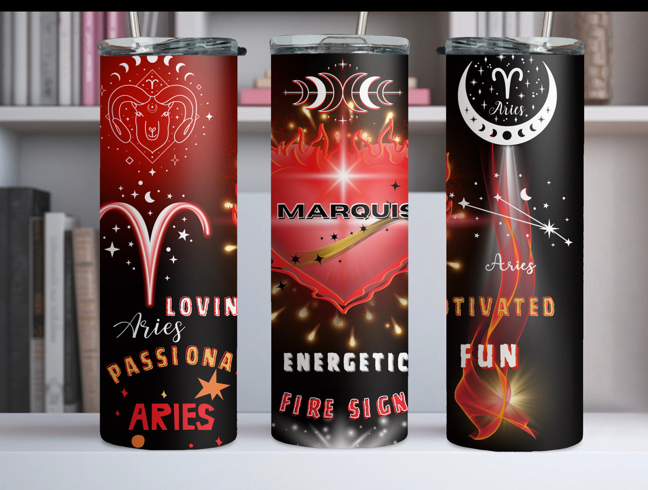 ARIES ZODIAC (Personalized) 20oz Tumbler