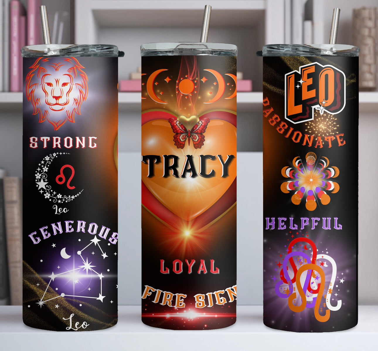 LEO ZODIAC (Personalized) 20oz Tumbler