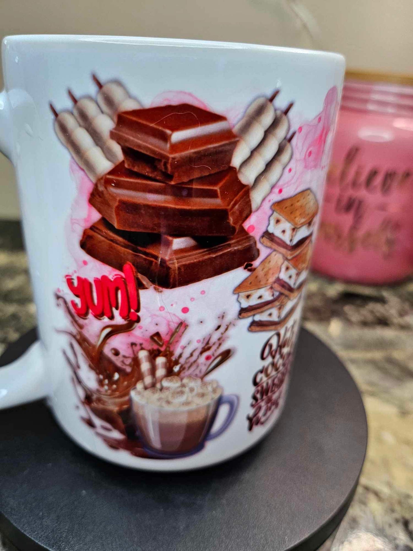 CHOCOLATE CLUB COFFEE MUG (15oz ) Personalization