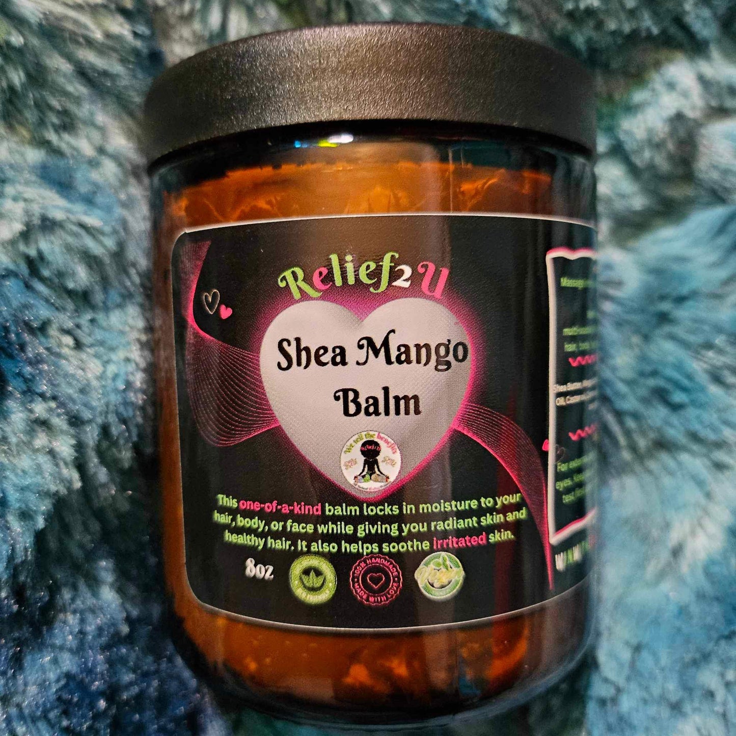 SHEAMANGO BALM (ORGANIC) 8oz & 16oz Glass Jars