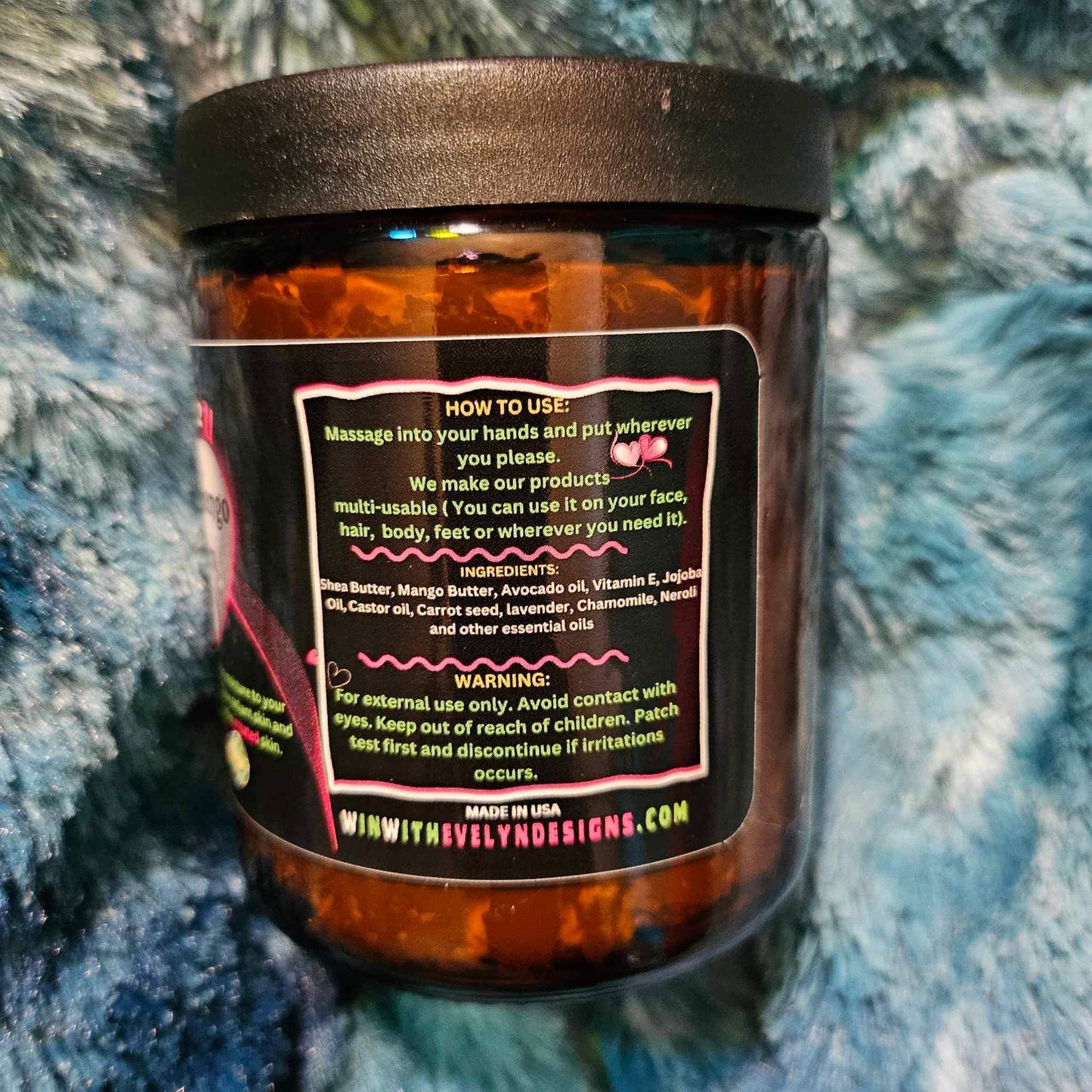 SHEAMANGO BALM (ORGANIC) 8oz & 16oz Glass Jars