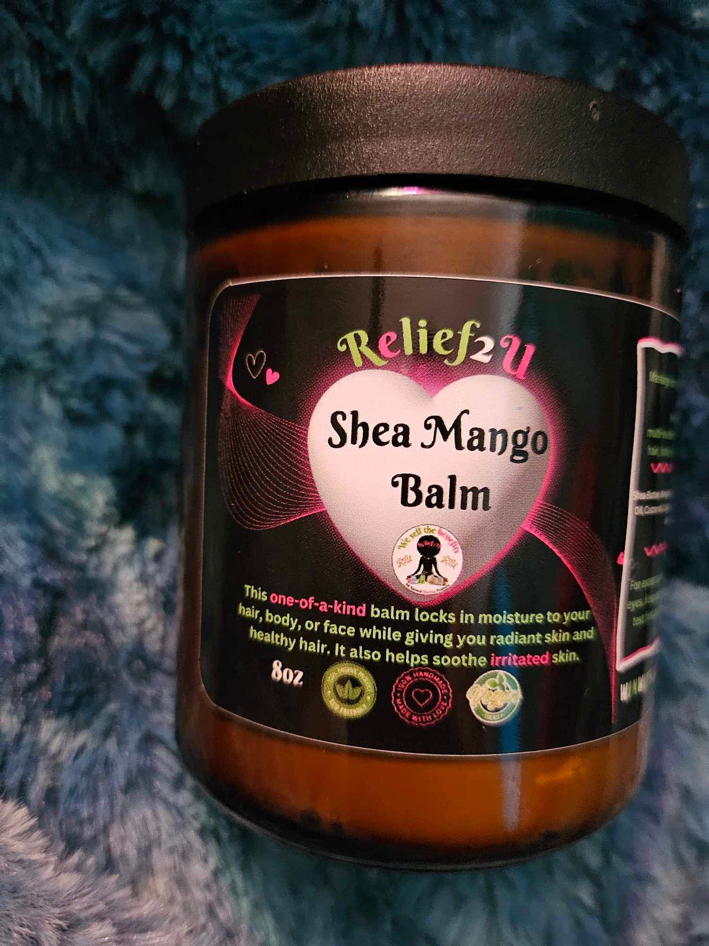 SHEAMANGO BALM (ORGANIC) 8oz & 16oz Glass Jars