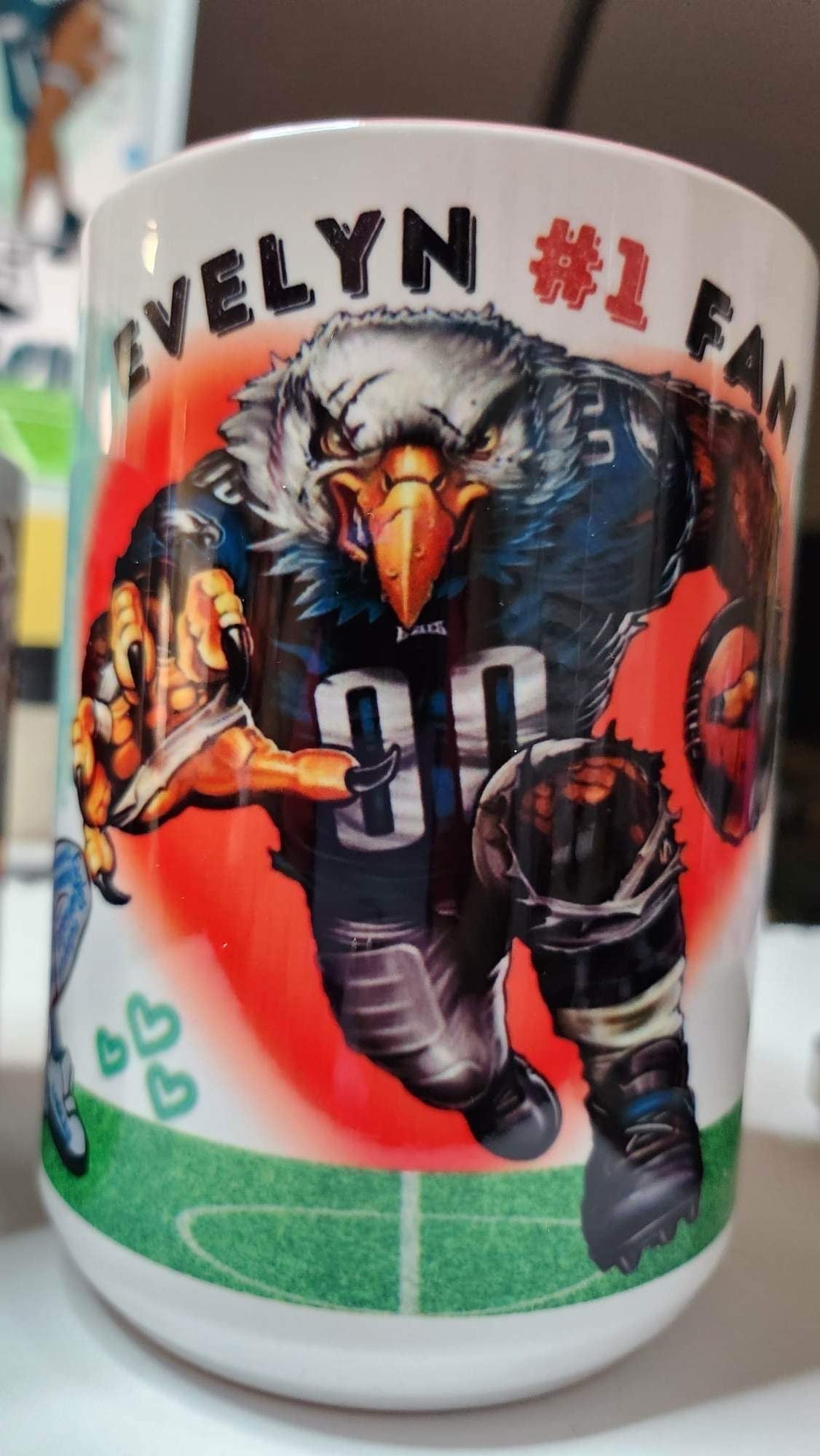 EAGLES #1 FAN MUGs (3 versions) (Personalized) 15oz