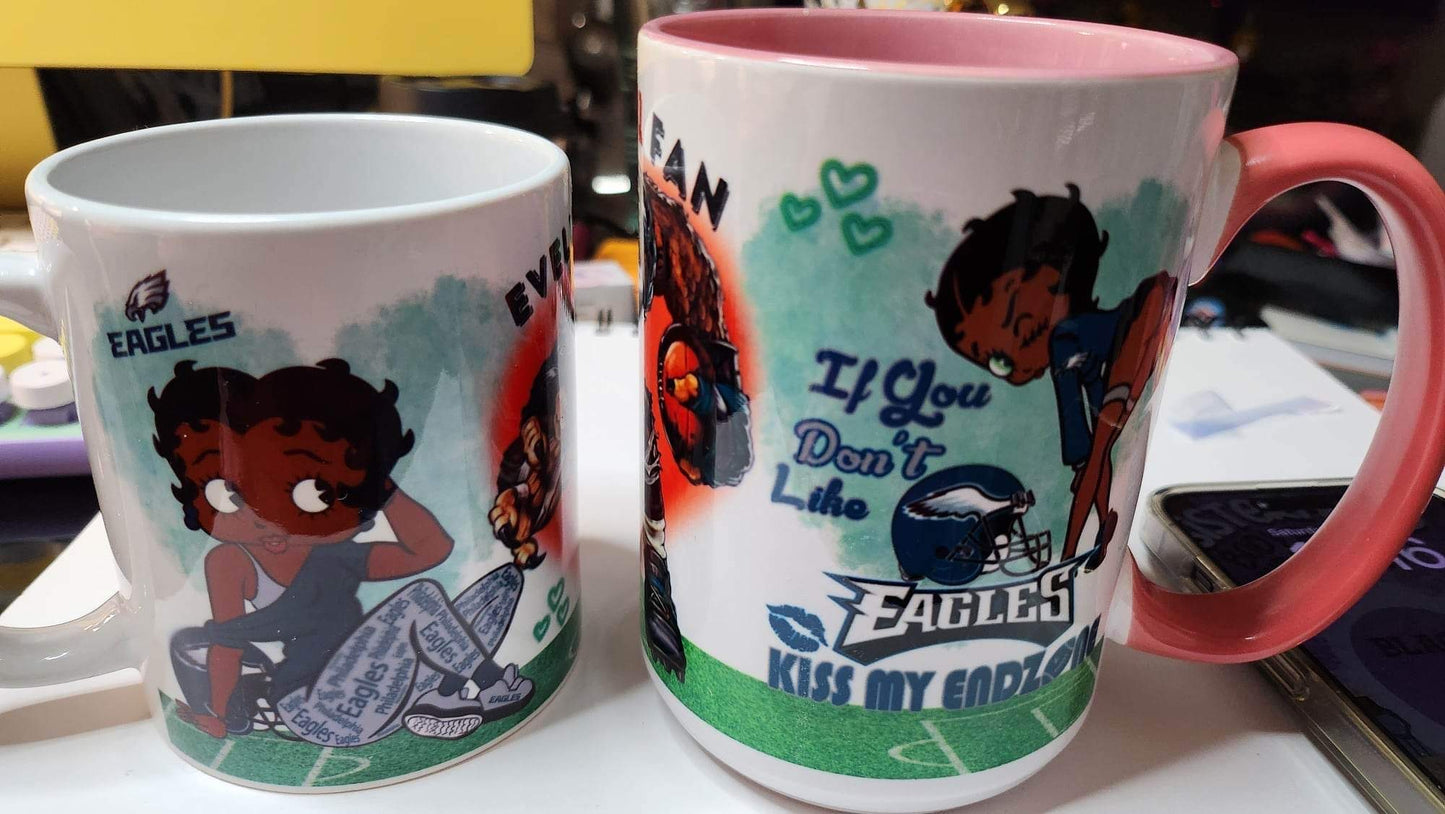 EAGLES #1 FAN MUGs (3 versions) (Personalized) 15oz