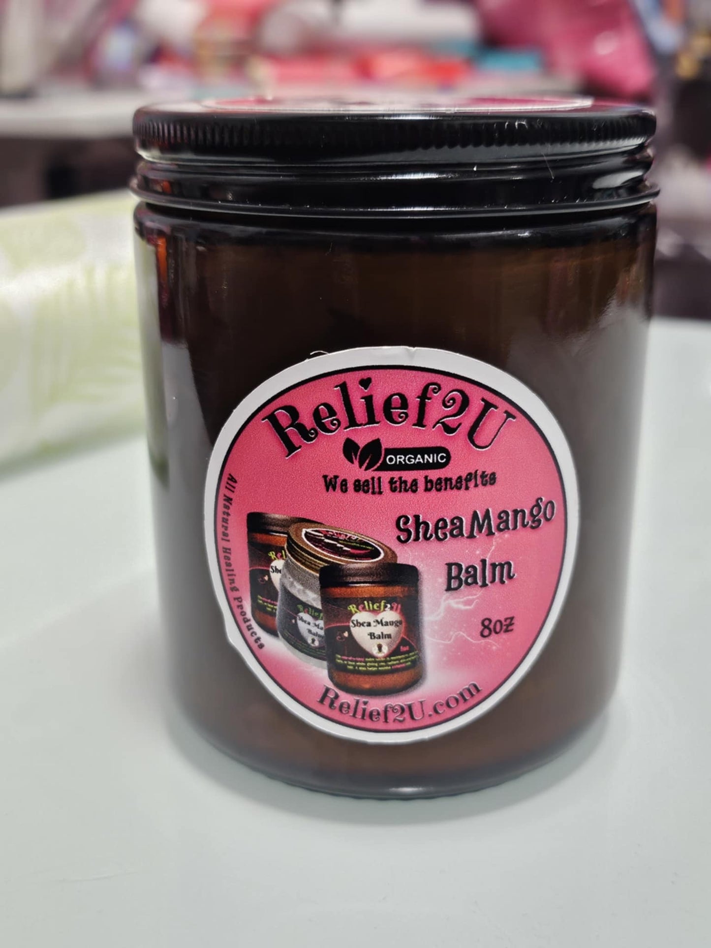 SHEAMANGO BALM (ORGANIC) 8oz & 16oz Glass Jars
