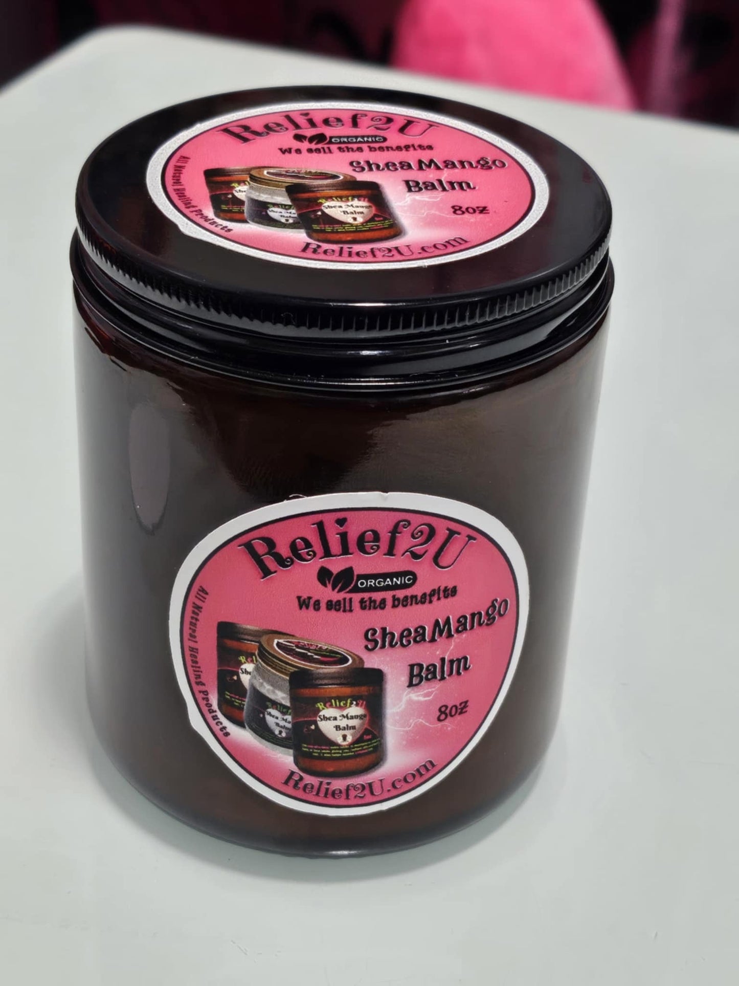 SHEAMANGO BALM (ORGANIC) 8oz & 16oz Glass Jars