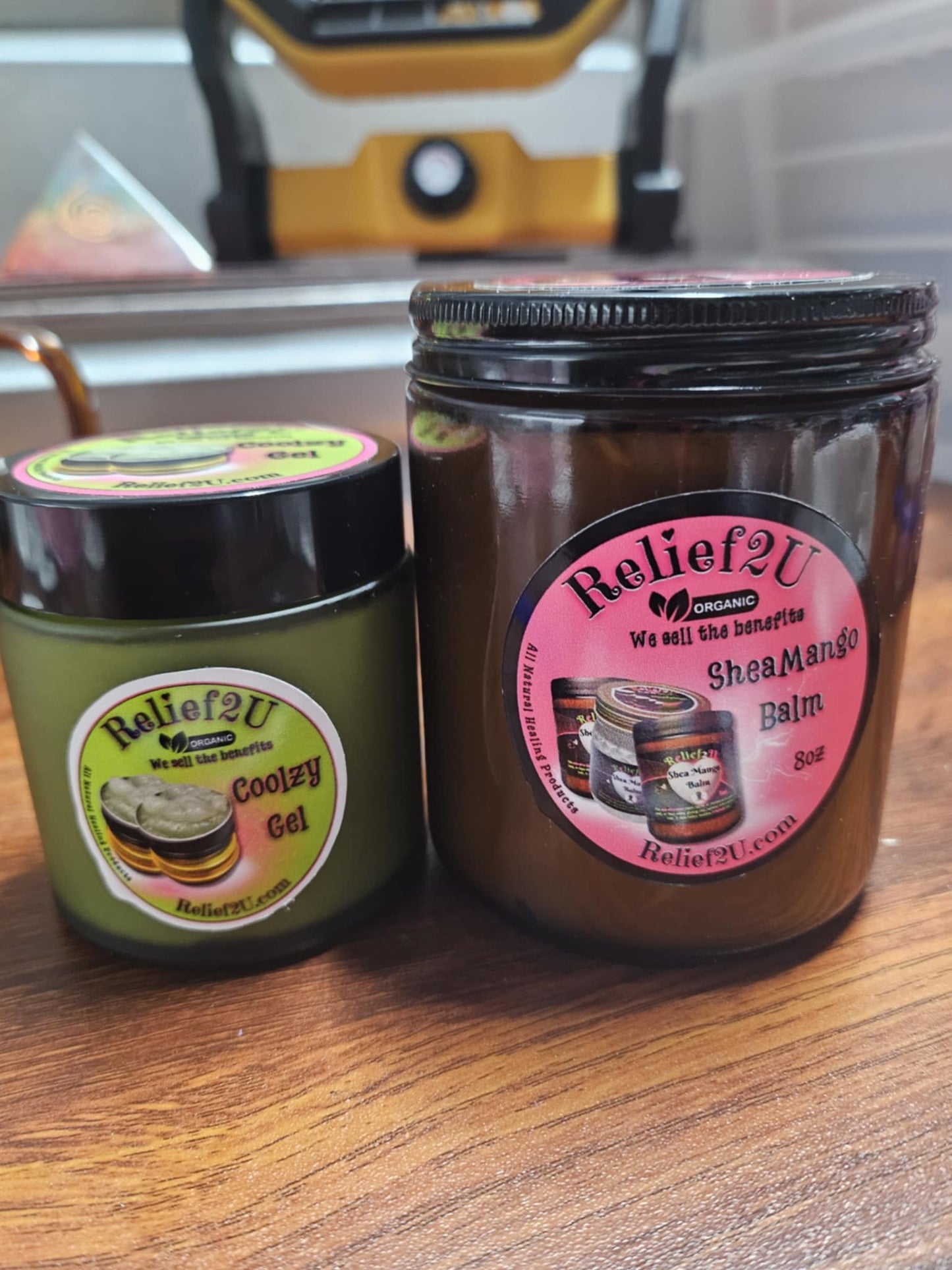 SHEAMANGO BALM (ORGANIC) 8oz & 16oz Glass Jars