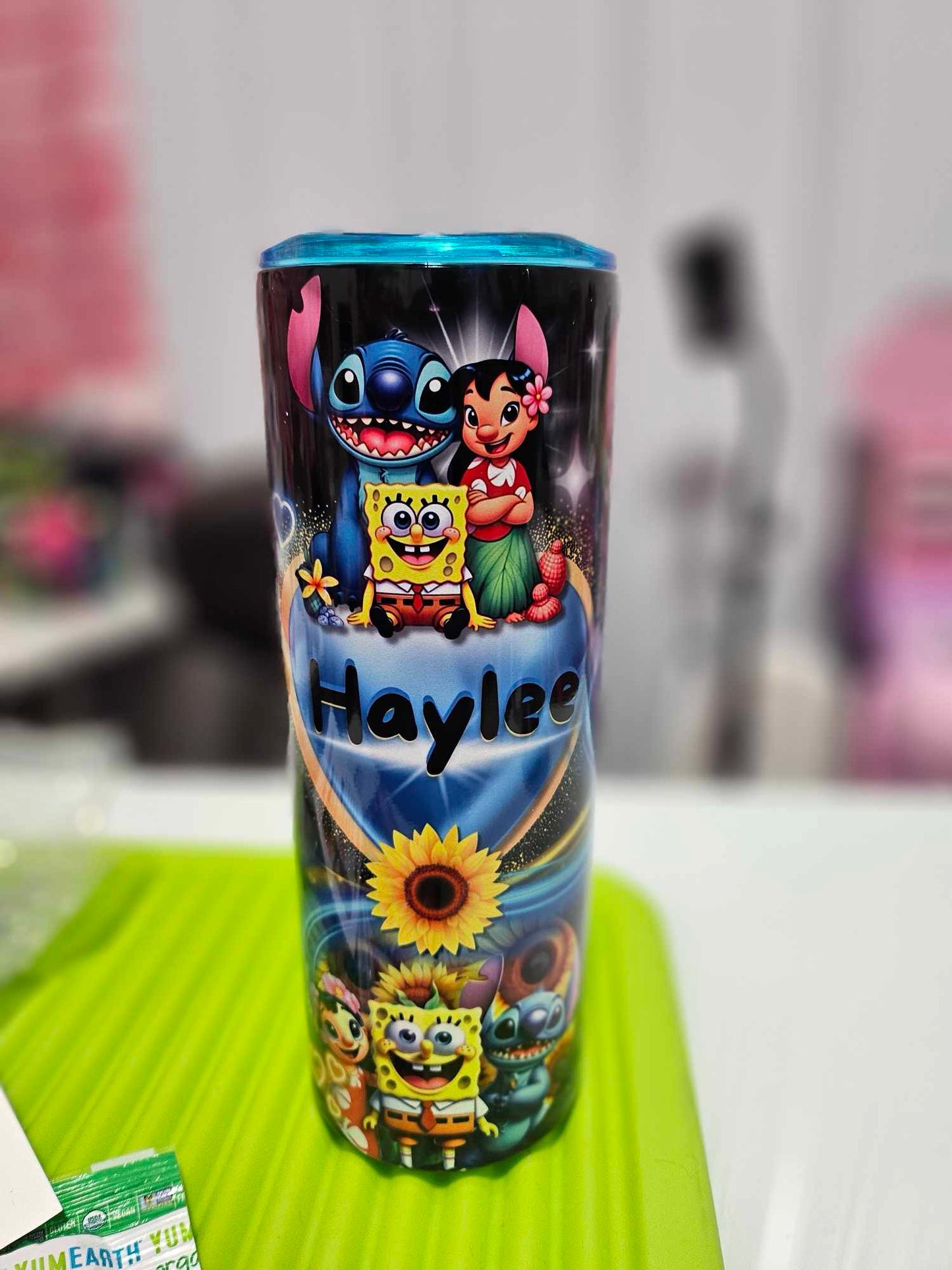 *** CUSTOMIZED TUMBLER (PERSONALIZED) 20oz Stainless Steel Straw