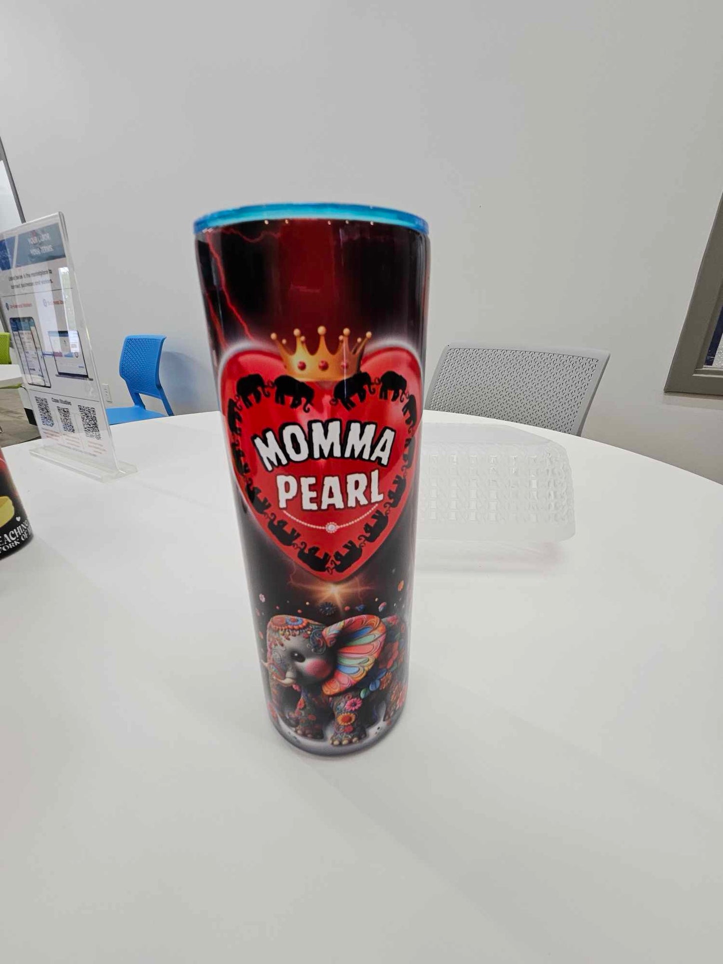 *** CUSTOMIZED TUMBLER (PERSONALIZED) 20oz Stainless Steel Straw