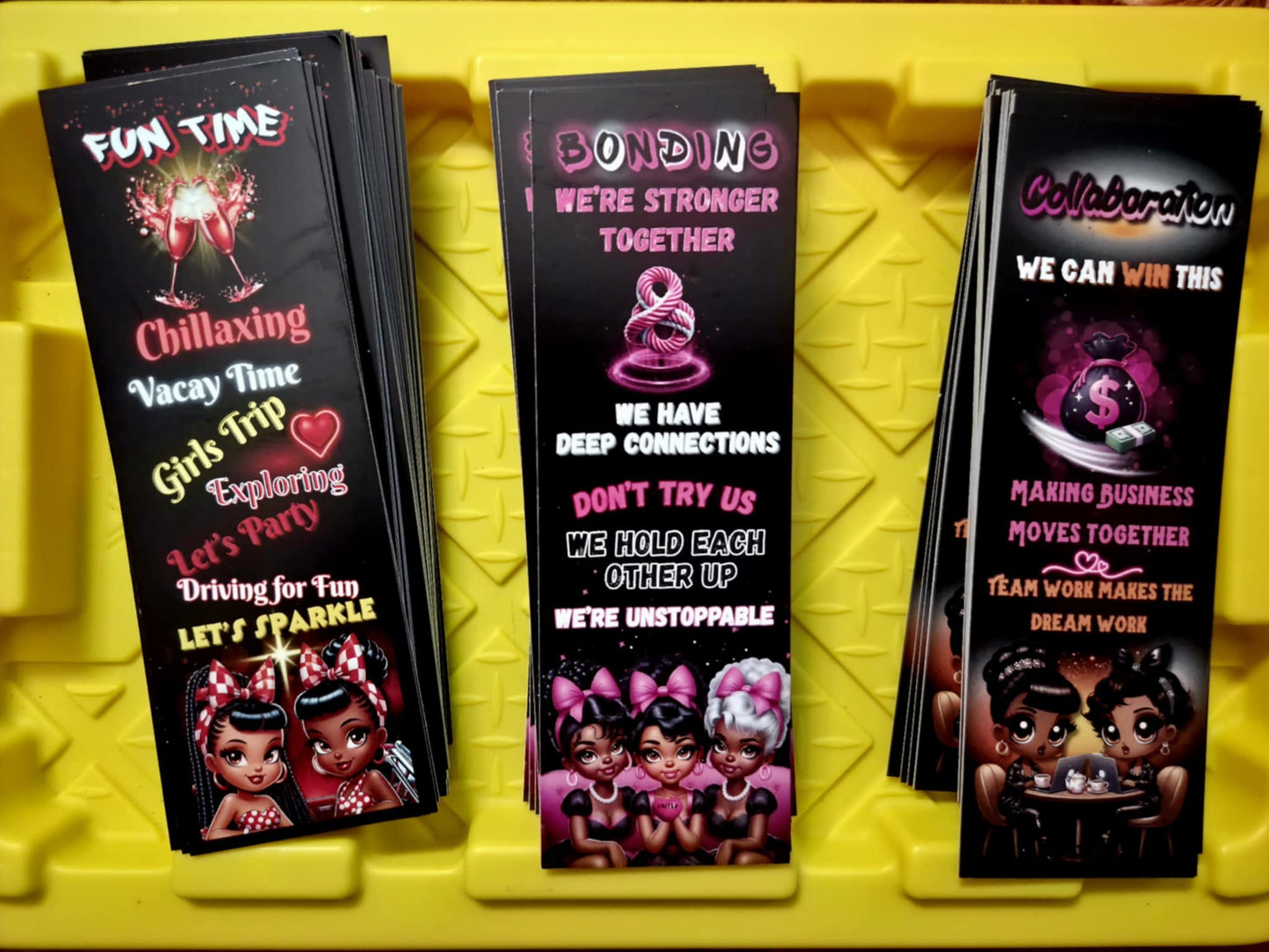 BOOK MARKER SETS (SIZE 2X6) LAMINATED