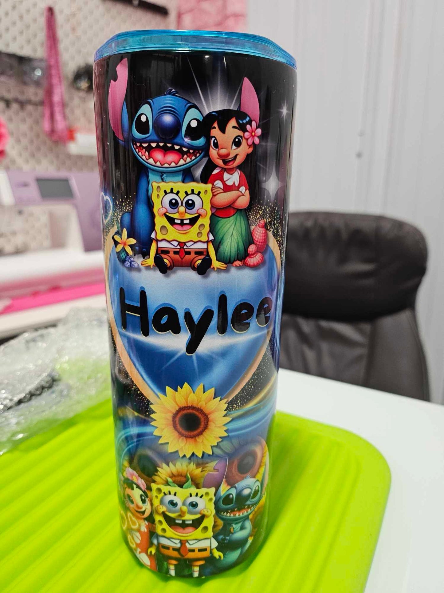 *** CUSTOMIZED TUMBLER (PERSONALIZED) 20oz Stainless Steel Straw