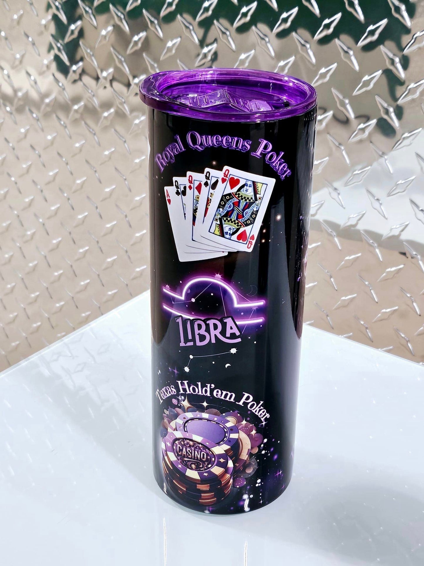 *** CUSTOMIZED TUMBLER (PERSONALIZED) 20oz Stainless Steel Straw