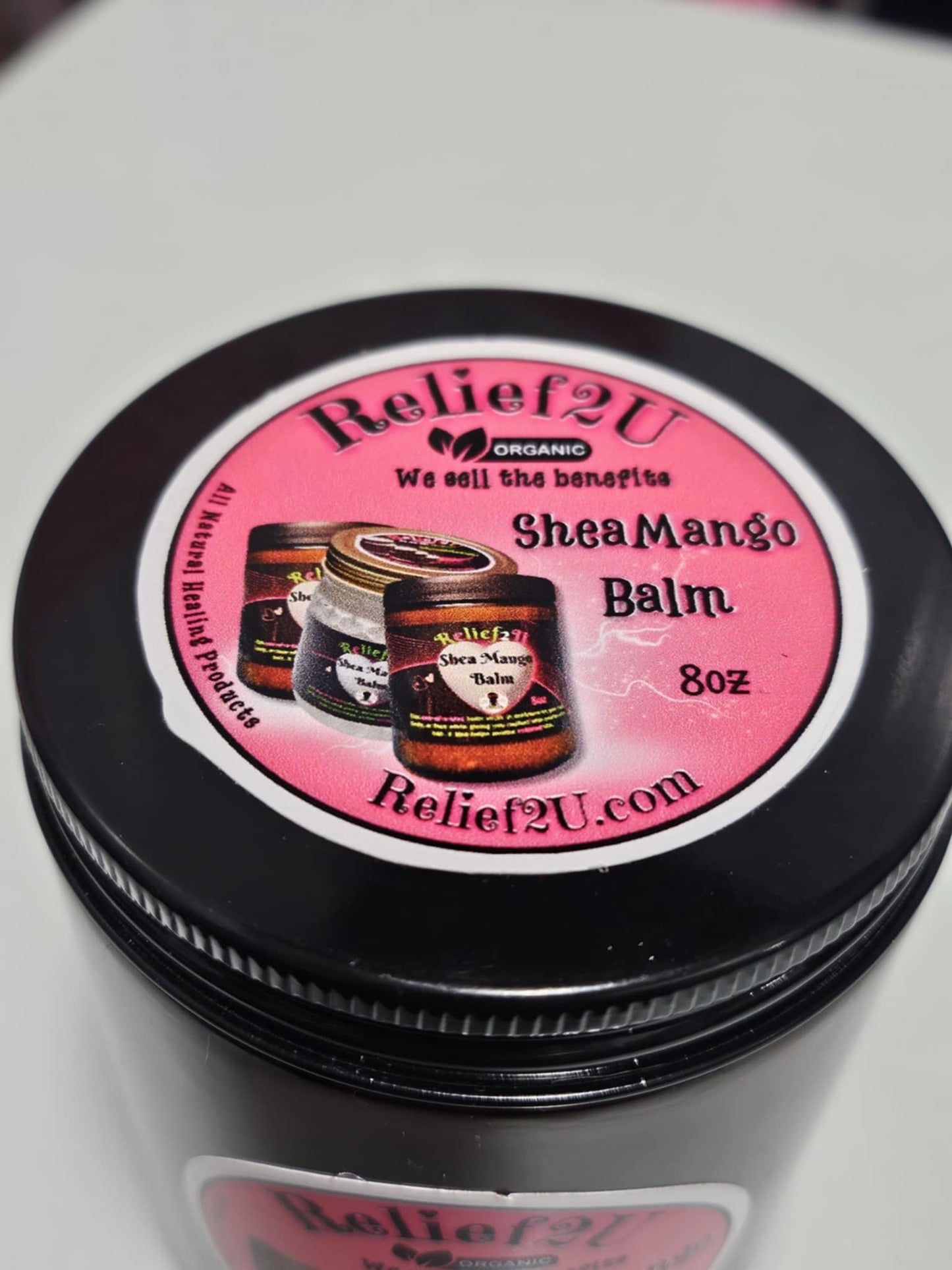 SHEAMANGO BALM (ORGANIC) 8oz & 16oz Glass Jars