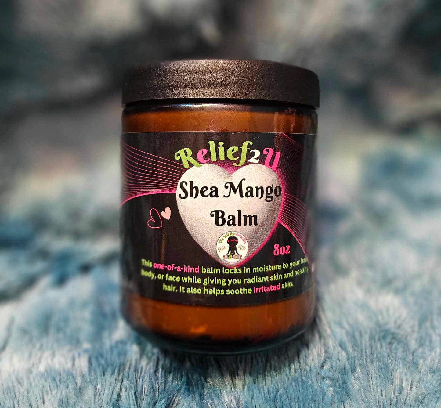 SHEAMANGO BALM (ORGANIC) 8oz & 16oz Glass Jars