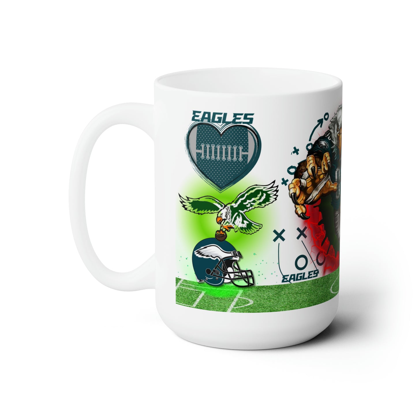 EAGLES #1 FAN MUGs (3 versions) (Personalized) 15oz