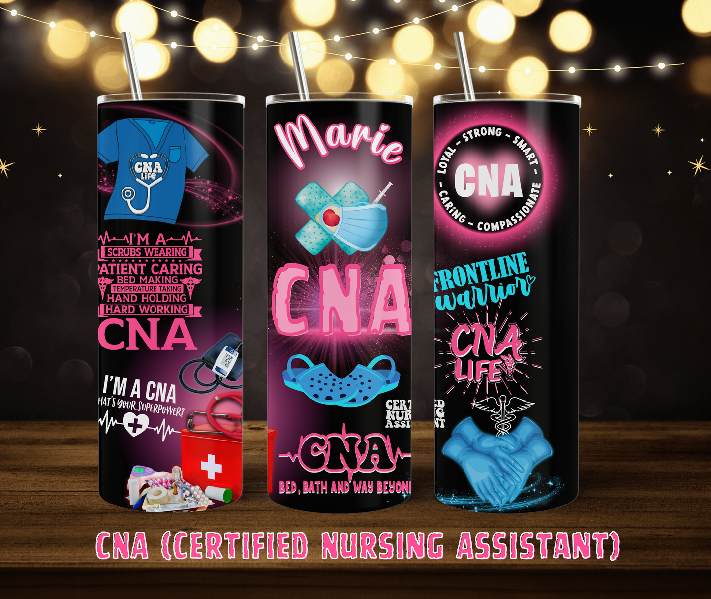 CNA (NURSE) 20oz Personalized Tumbler