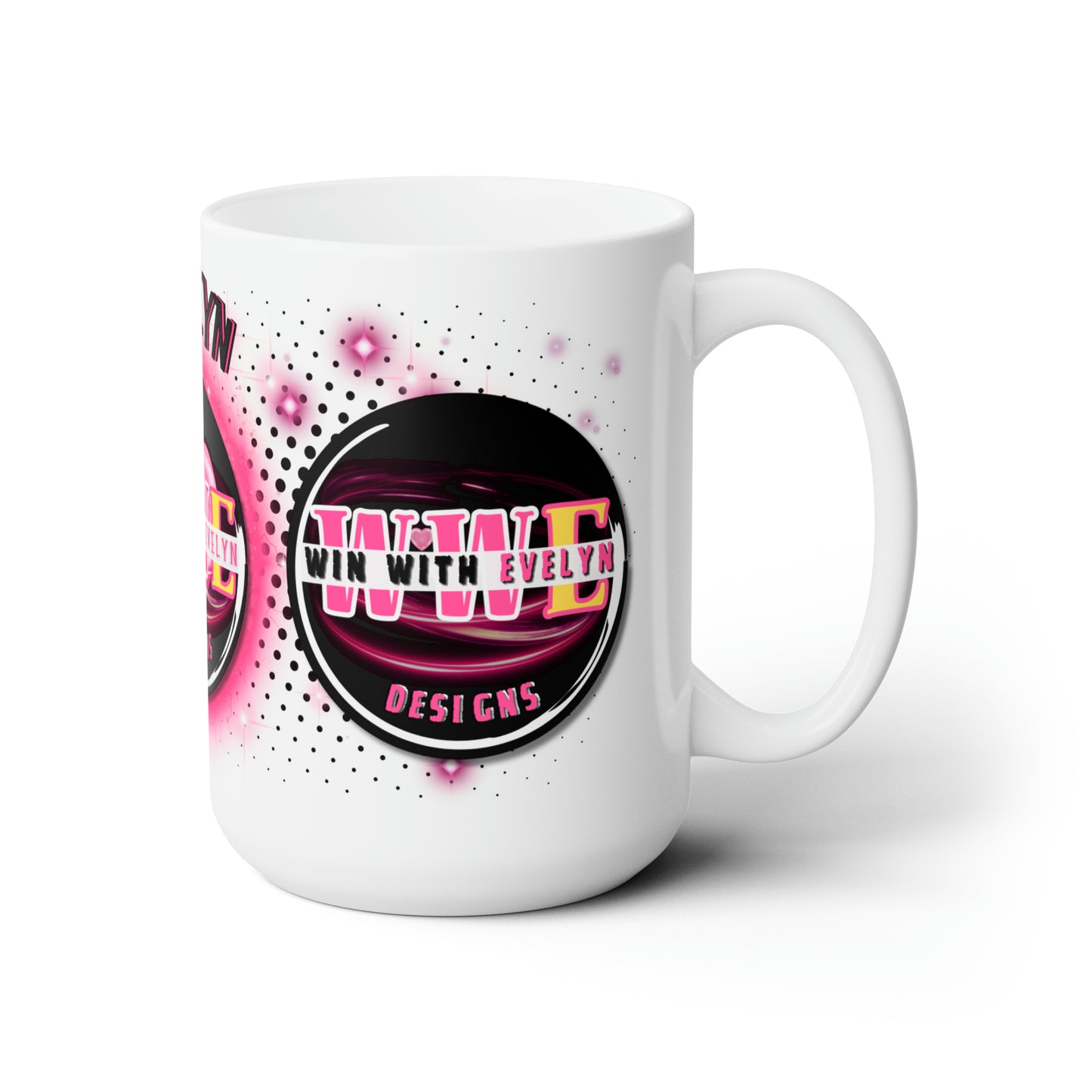 LOGO/QR CODE/CUSTOM DESIGN PERSONALIZED MUG 15oz CERAMIC