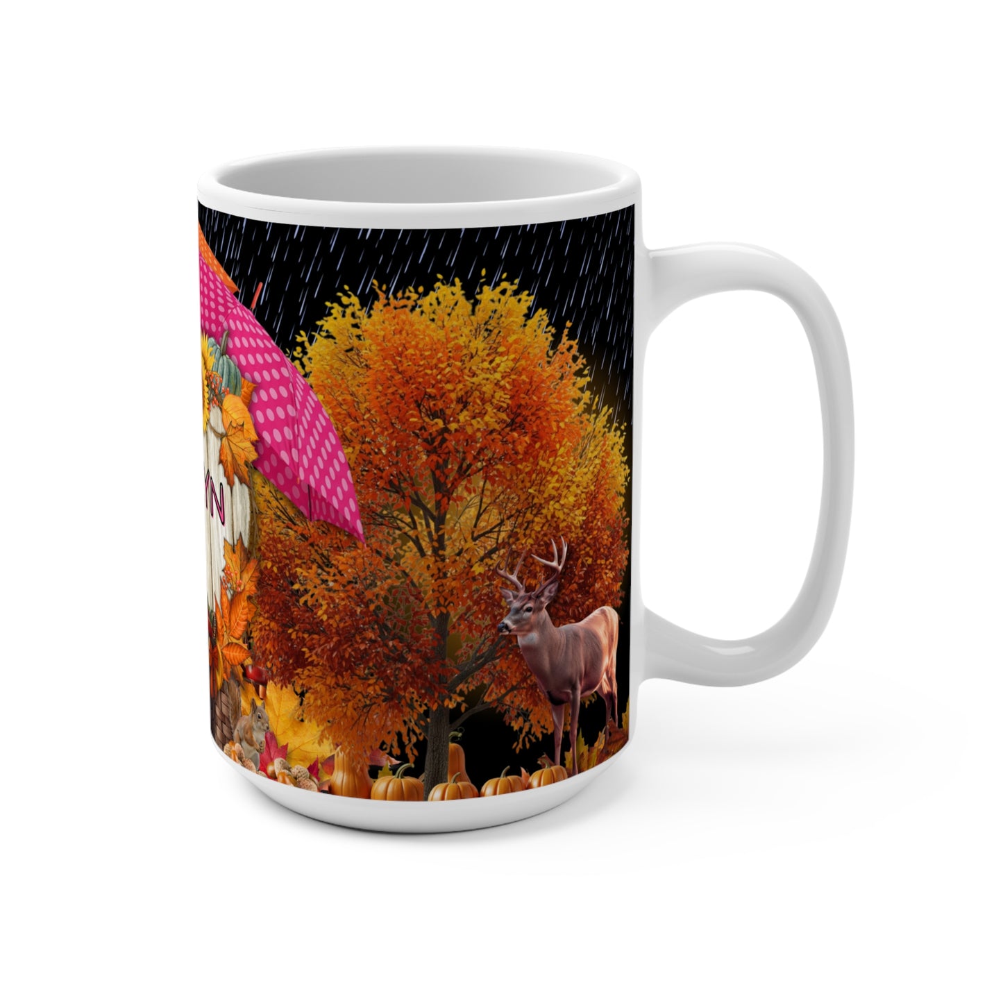 FALL UMBRELLA STYLE (Personalized ) 15oz
