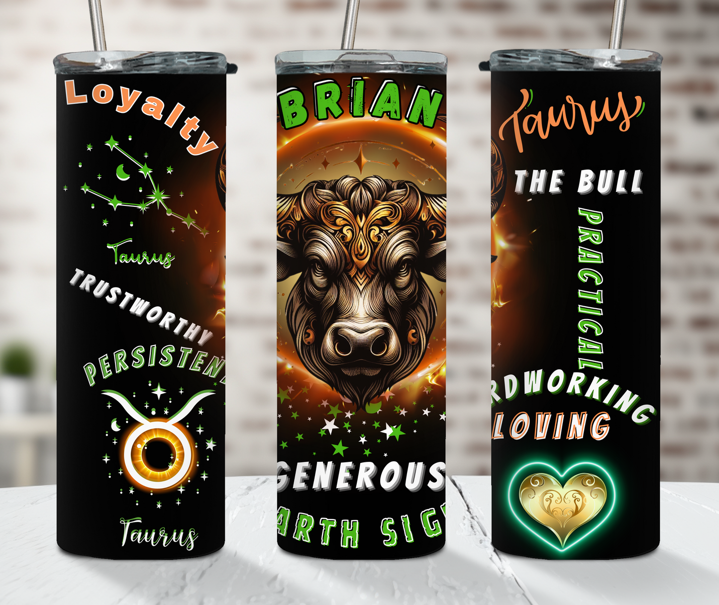 TAURUS ZODIAC (Personalized) 20/40oz Tumbler