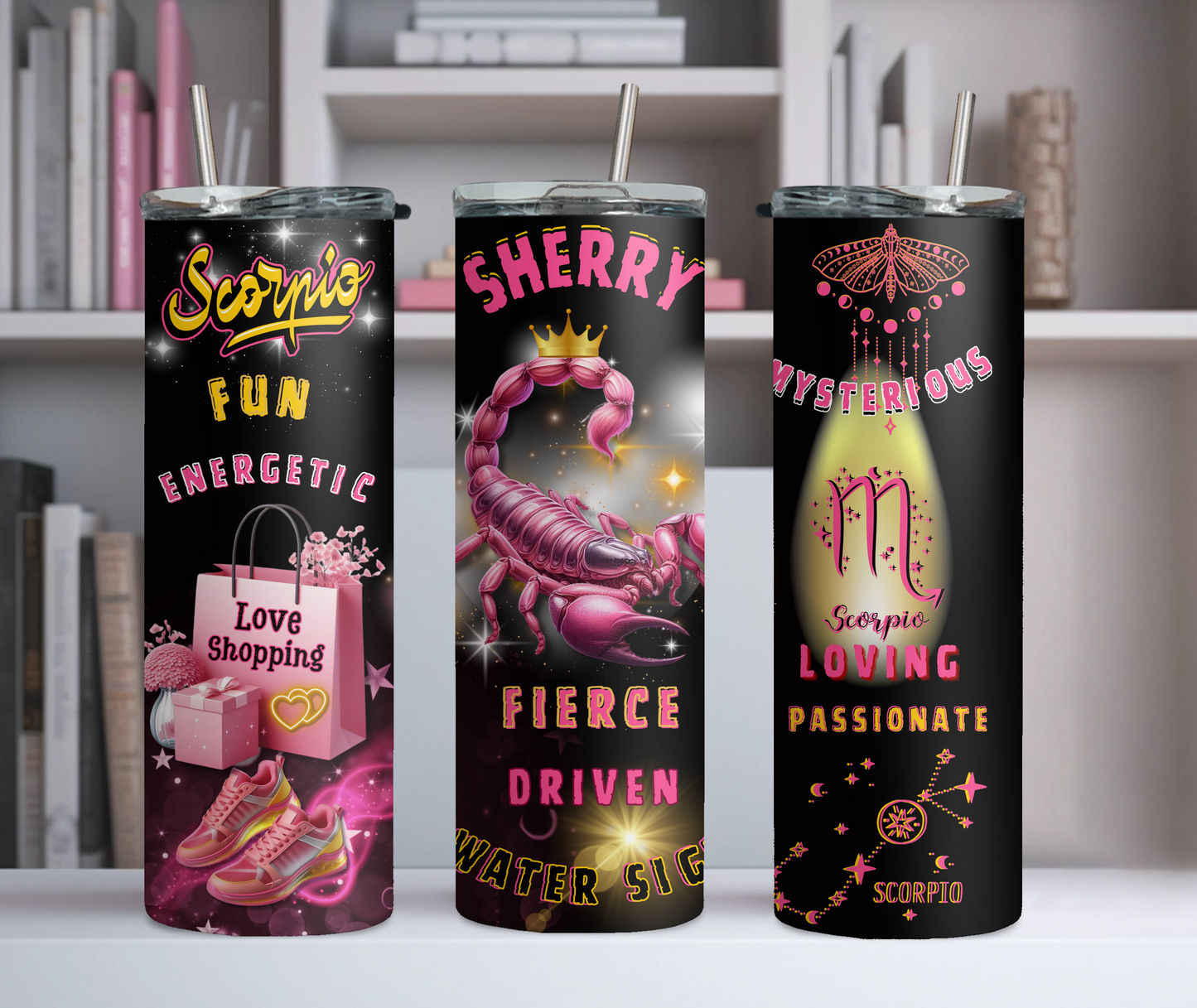 SCORPIO ZODIAC (Personalized) 20oz Tumbler