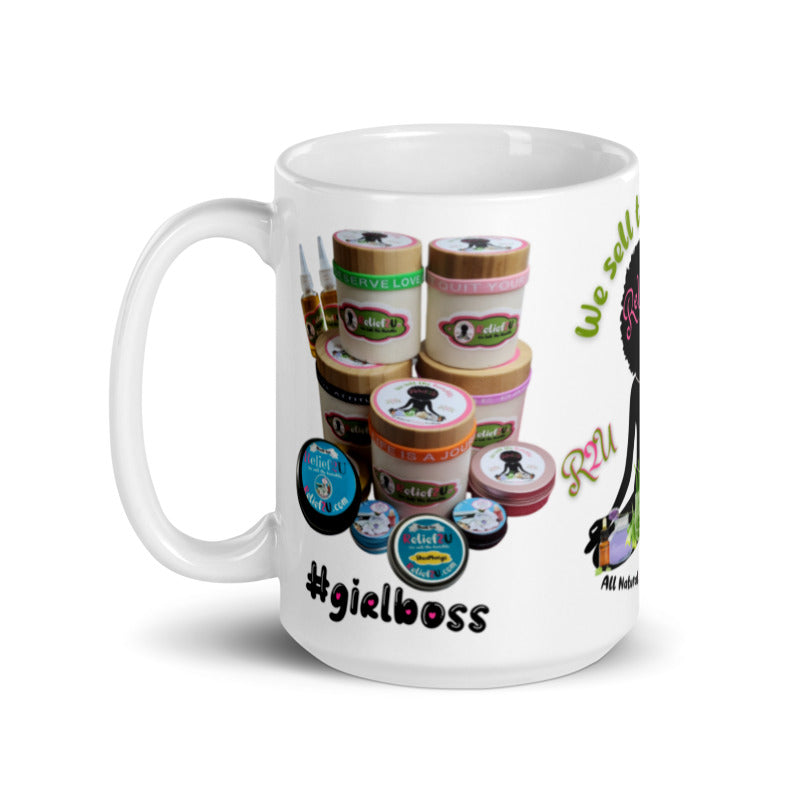 LOGO/QR CODE/CUSTOM DESIGN PERSONALIZED MUG 15oz CERAMIC