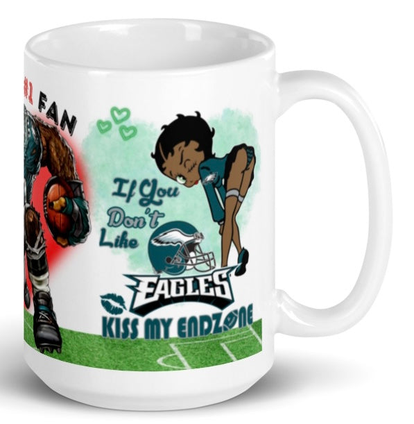 EAGLES #1 FAN MUGs (3 versions) (Personalized) 15oz