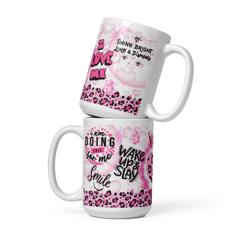 QUEEN OF HEARTS MUG (NON PERSONALIZED) 15oz