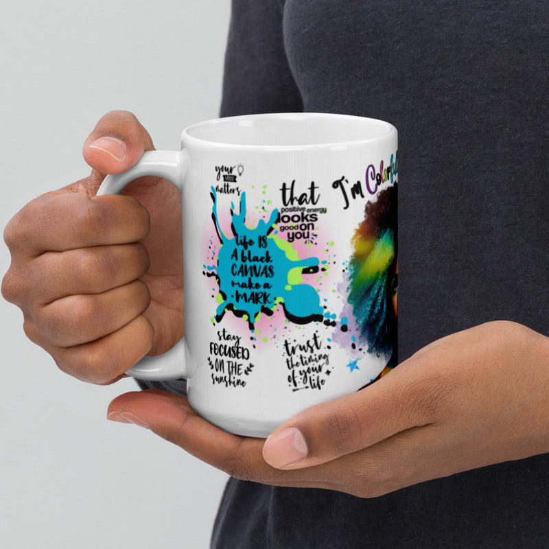 COLORFULL AND BEAUTIFUL (Personalized) 15oz Coffee mug