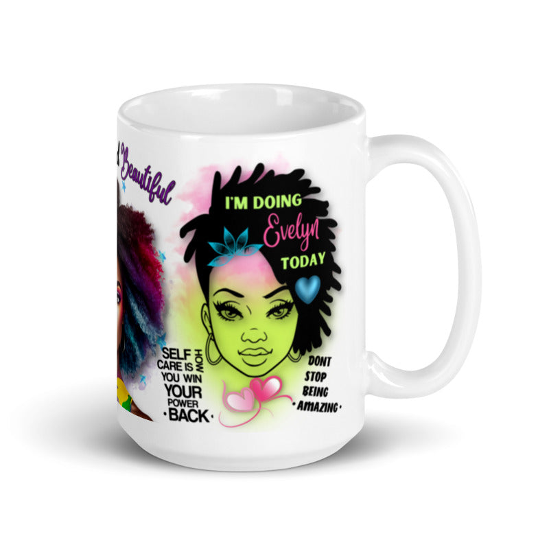 COLORFULL AND BEAUTIFUL (Personalized) 15oz Coffee mug