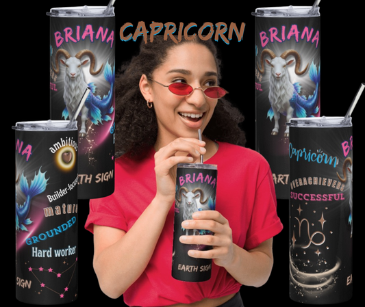 CAPRICORN ZODIAC (Personalized) 20oz Tumbler