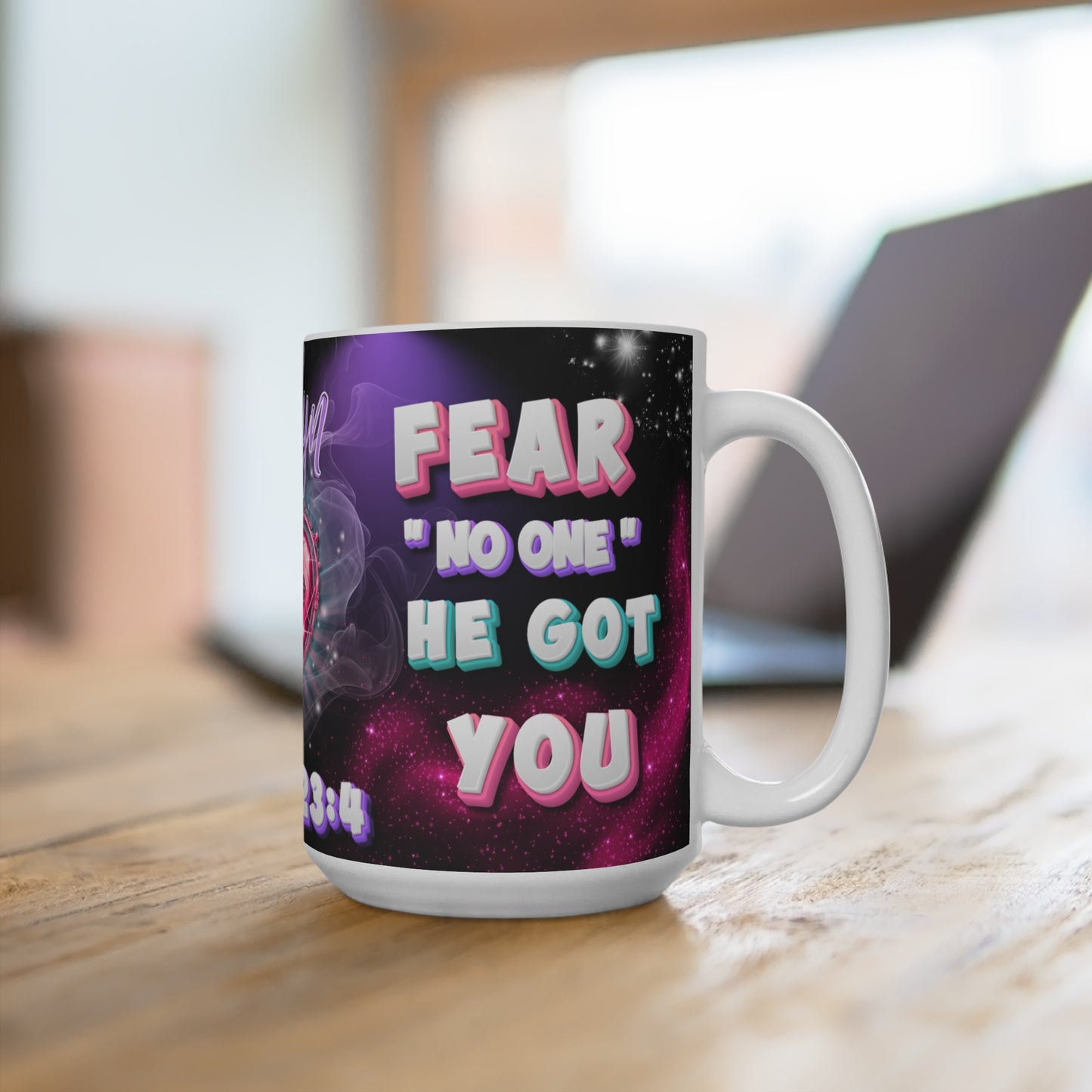 FEAR NO ONE COFFEE MUG  15oz