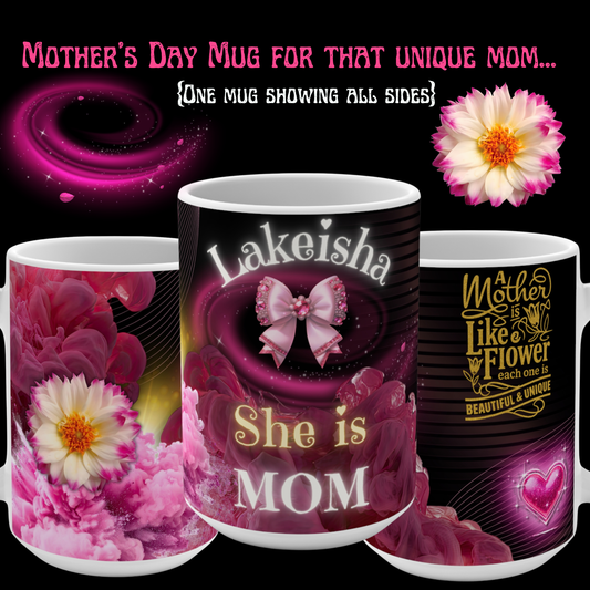 MOTHER'S DAY 15oz CERAMIC MUG (Personalized)
